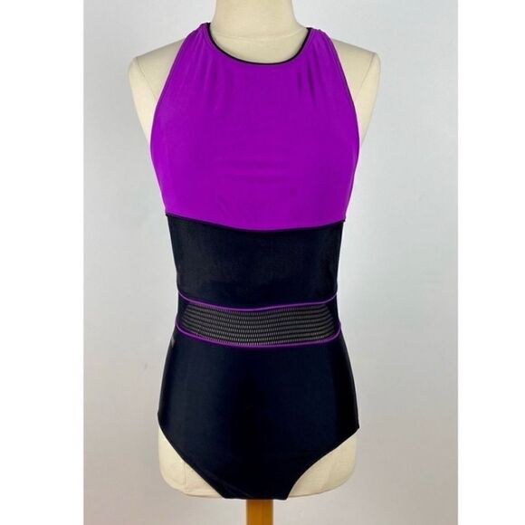 Vintage 1990’s Mesh Open Back Speedo Swim Suit - Picture 3 of 13